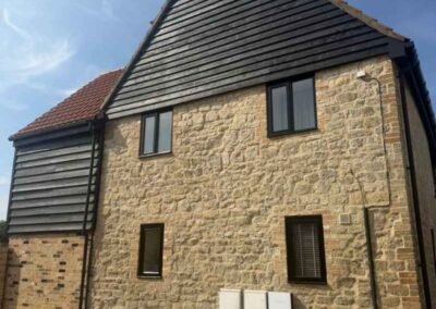 Rendered and painted house in Cambridge