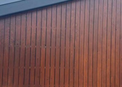 New wooden exterior of house in Cambridge