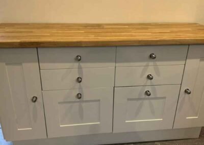 Cabinet that has been painted in Cambridge