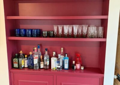 Newly installed cabinet in Cambridge