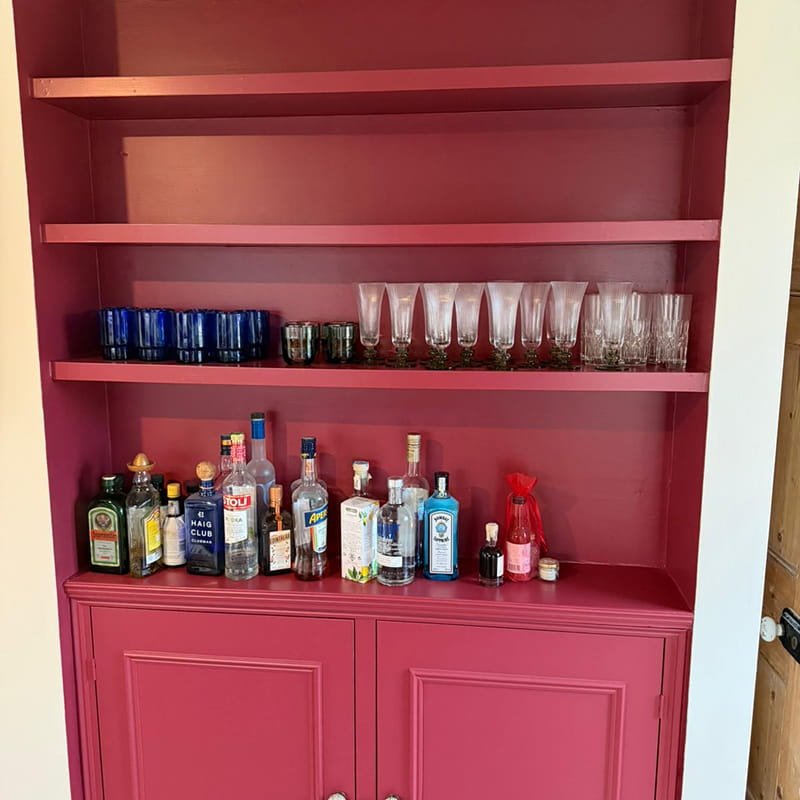 Newly installed cabinet in Cambridge