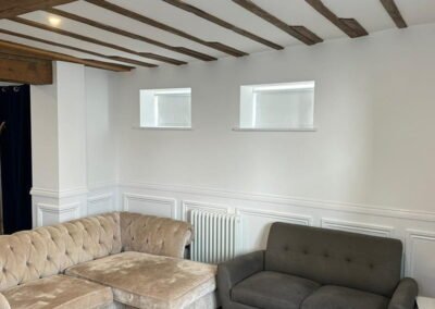 Painted ceiling in a period property