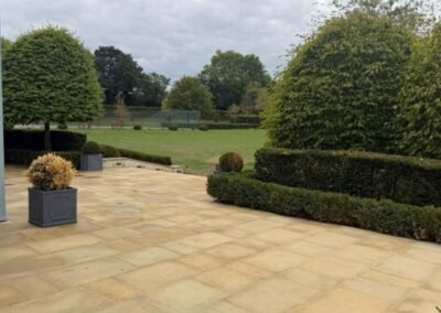 Pressure washed paving slabs in Cambridge