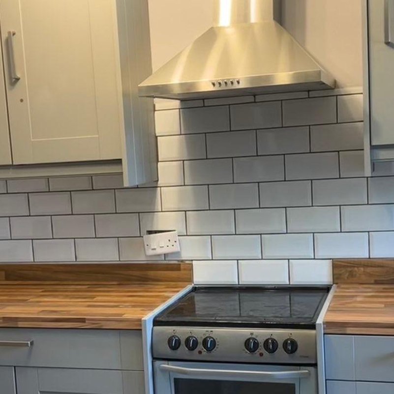 Tiling in a kitchen